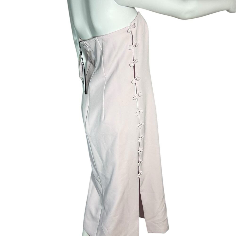 NWT Gianni Bini x Caelynn Bell Womens Ballet Crepe Cut Out Midi Dress Sz 10 - Picture 4 of 16